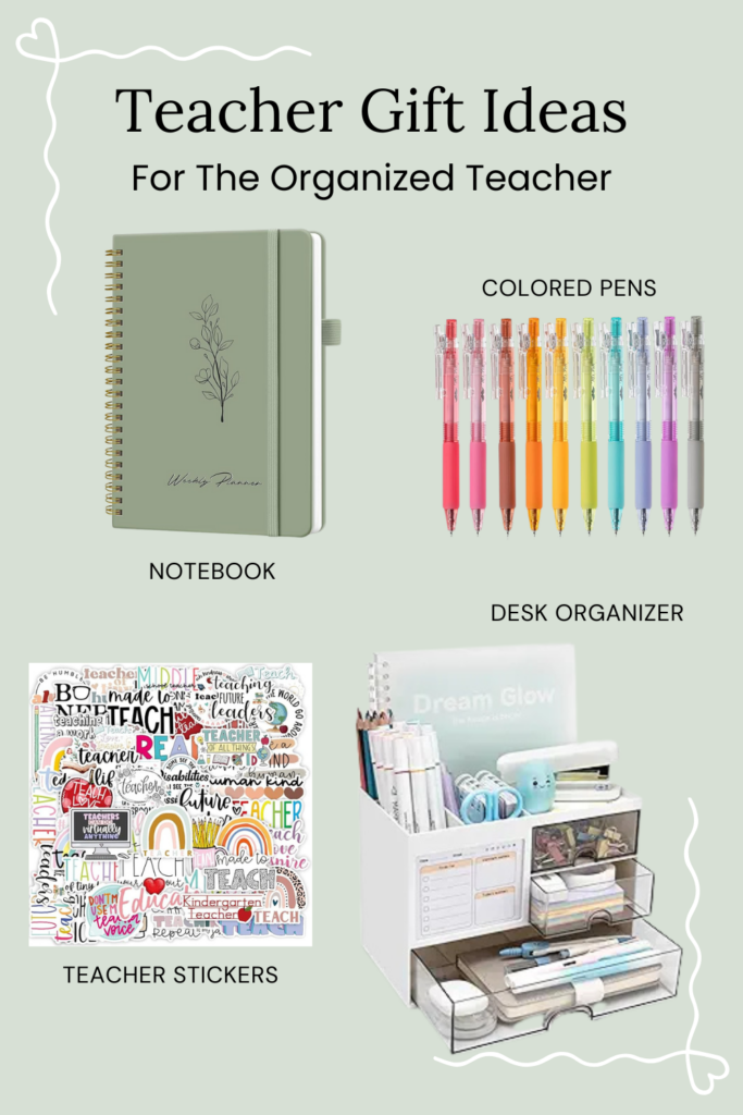 teacher gift ideas, teacher presents, teacher gift guide for the organized teacher