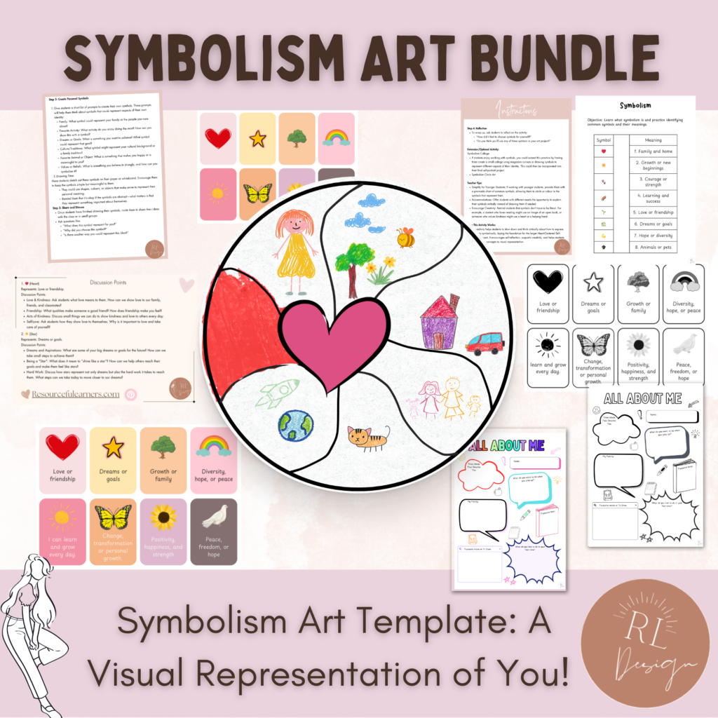 Activities for Self-Reflection symbolism art bundle