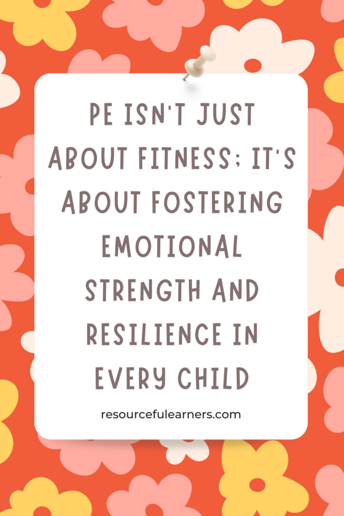 How PE promotes social-emotional learning