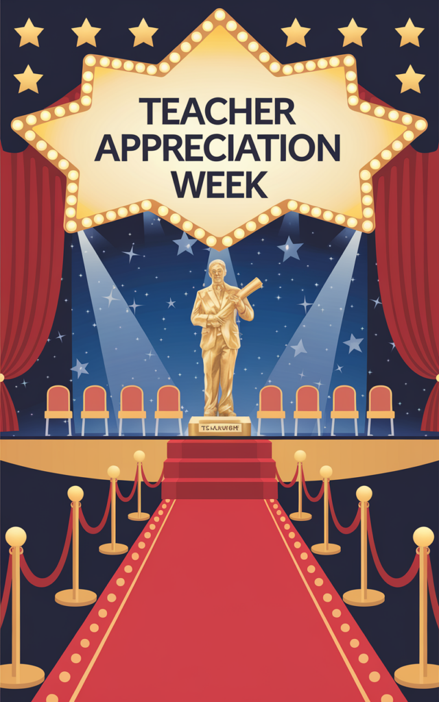 Teacher Appreciation Week Themes: night at the Oscars 