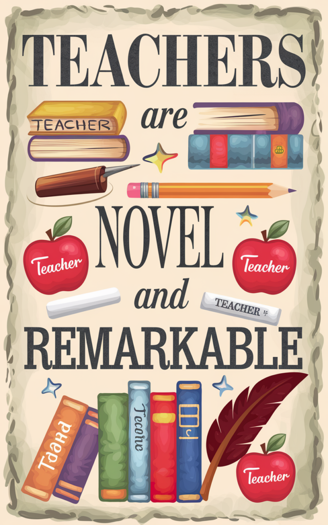 Teacher Appreciation Week Themes: books and Literacy