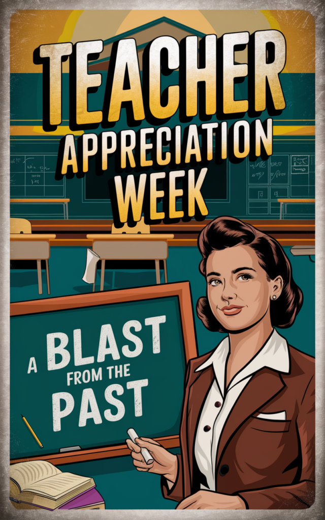 Teacher Appreciation Week Themes: blast from the past 