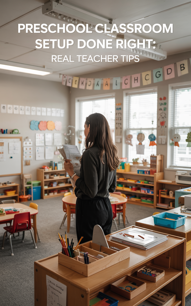 Pre Grade The Preschool Classroom Setup Guide you need: Tips, Tricks & Real-Life ...
