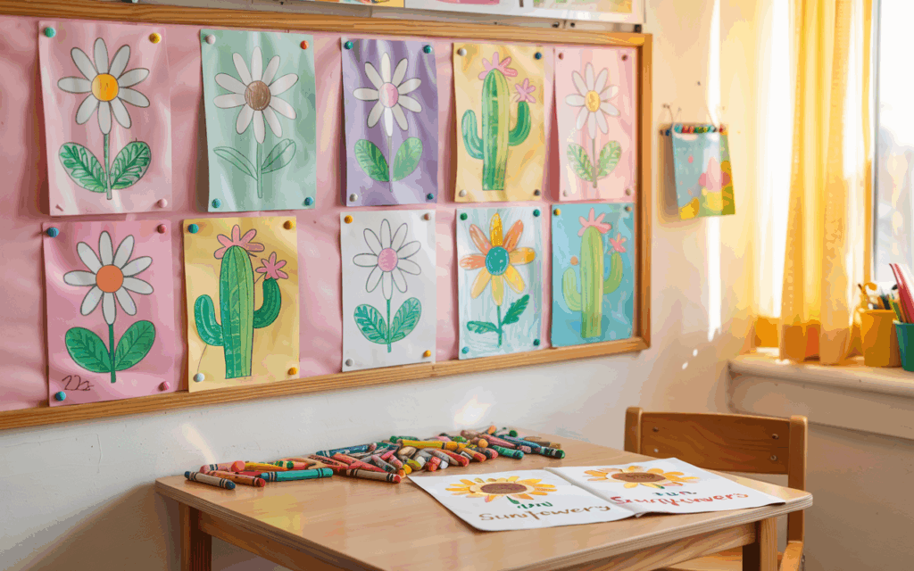 example of a summer bulletin board idea