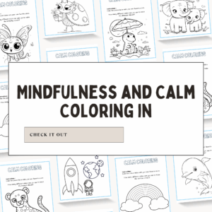 Mindfulness Coloring Pages for Kids | Calm Down Activities and SEL Drawing