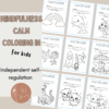 Mindfulness Coloring Pages for Kids | Calm Down Activities and SEL Drawing