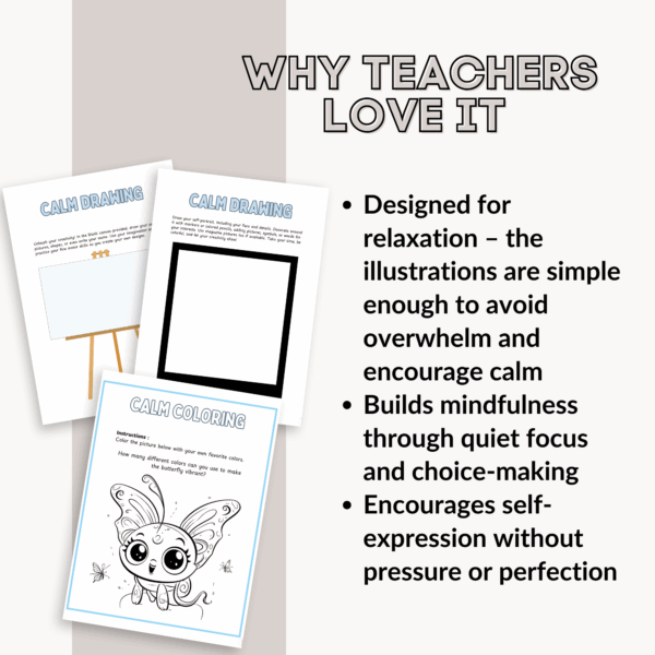 14 Mindfulness Coloring Pages for Kids | Calm Down Activities and SEL Drawing