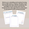 Daily Mindfulness Reflection Worksheets for Kids | SEL Journal Prompts & Emotions Check-In