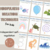 Mindful Breathing Techniques for Kids | Rainbow Breathing, Shape Tracing, & Calm Down Activities