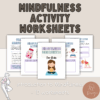 Mindfulness Activities for Kids | Intro to Mindfulness Worksheets & Reflection
