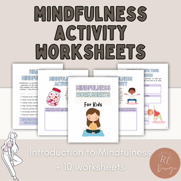 7 Mindfulness Activities for Kids | Intro to Mindfulness Worksheets & Reflection