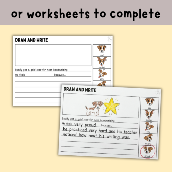 Feelings & Emotions Writing Prompts l 150 SEL Narrative Writing activities