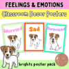 Emotions and Feelings Posters for Calm Corner | Bright SEL Classroom Decor
