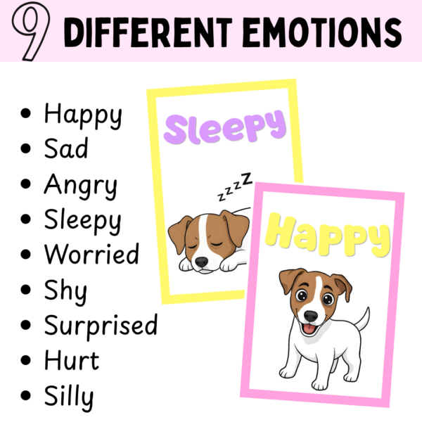 Emotions and Feelings Posters for Calm Corner | Bright SEL Classroom Decor