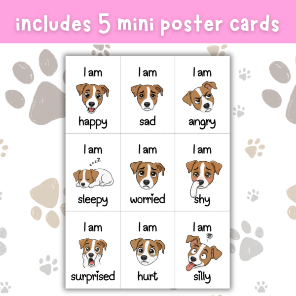 Emotions and Feelings Posters for Calm Corner | Bright SEL Classroom Decor