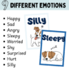 Emotions and Feelings Posters for Calm Corner | Blue SEL Classroom Decor