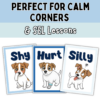 Emotions and Feelings Posters for Calm Corner | Blue SEL Classroom Decor