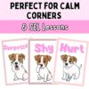 Emotions and Feelings Posters for Calm Corner | Pink SEL Classroom Decor