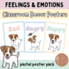 Emotions and Feelings Posters for Calm Corner | Pastel SEL Classroom Decor