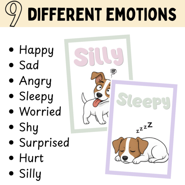 Emotions and Feelings Posters for Calm Corner | Pastel SEL Classroom Decor