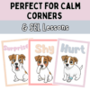 Emotions and Feelings Posters for Calm Corner | Pastel SEL Classroom Decor